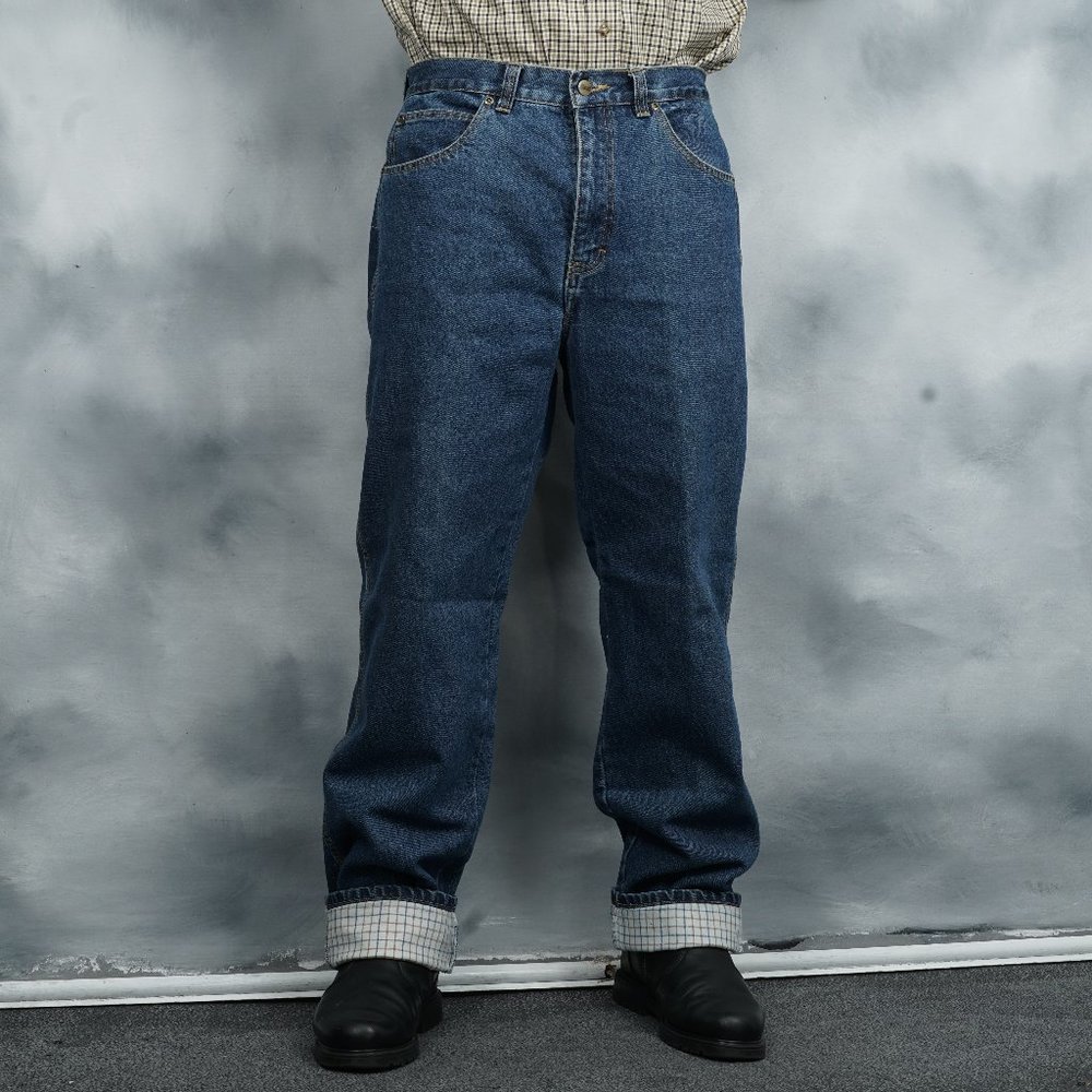 PENMANS MEN'S STRAIGHT BLUE JEANS DENIM PANTS TROUSERS - SIZE 34x32